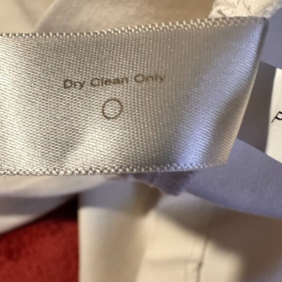 Black & White Faux Leather Mix Colorblock Top - Size 14 - Picture 9 of 11